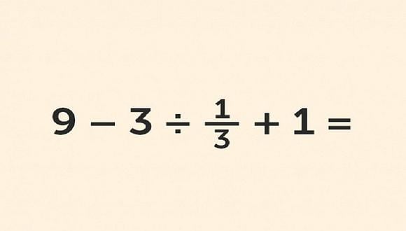 ¿Puedes resolver esta ecuación matemática? La respuesta te sorprenderá