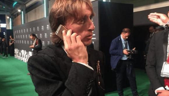 Revelan que el iPhone 5 que usaba Luka Modric no era de él