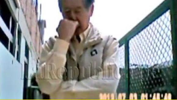 Difunden video de Fujimori dando órdenes y haciendo bromas en la Diroes