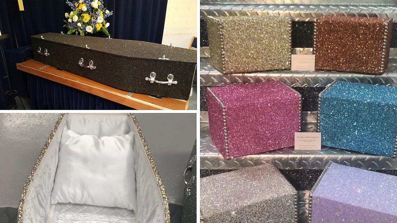 Compañía crea ataúdes con escarcha para quienes deciden irse "brillando" (FOTOS)