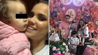 Hija menor de Andrea San Martín cumple su primer año con hermosa fiesta infantil | FOTOS Y VIDEO