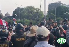 Incidentes frente al Palacio de Justicia: manifestantes y policía se enfrentan en las calles