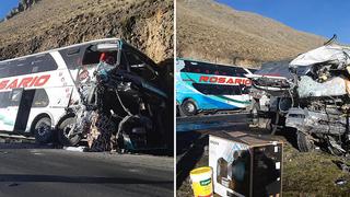 Cuatro muertos deja choque entre ómnibus y camión cisterna en Áncash (VIDEO)