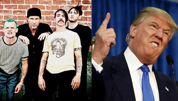 Red Hot Chili Peppers arremete contra Donald Trump y su candidatura