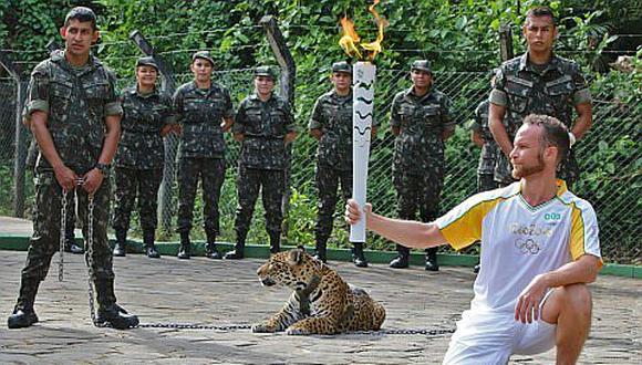 Asesinan a jaguar tras exhibirlo al paso de la antorcha olímpica 