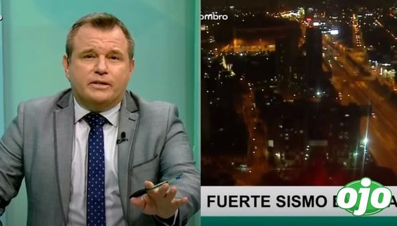 Enrique Chávez pidió mantener la calma en el programa "Cara a cara". Fuente: TV Perú