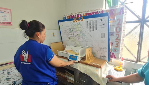 En centro de salud de Tarapoto está dañada hasta la balanza pediátrica. Foto: Defensoría del Pueblo.