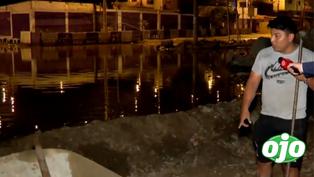 Carabayllo: vecinos de son afectados por inundación de calle con aguas residuales (VIDEO)