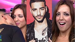 Recuerda cuando Maluma le dio un beso a Rosángela Espinoza que la dejó sorprendida (VIDEO)