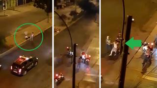 Fue a botar la basura en pleno ‘toque de queda’ y acabó enmarrocado por la Policía | VIDEO