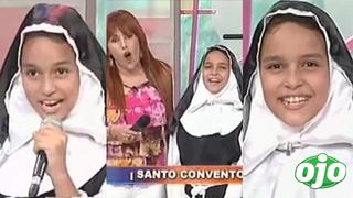 Daniela Darcourt y la vez que se presentó en el programa de Magaly cuando tenía solo tenía 13 años