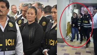 El preciso instante en la que Keiko Fujimori ingresa a la carceleta del INPE (VIDEO)