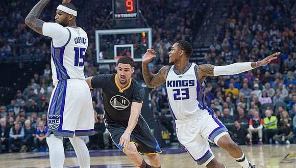 NBA: Kings de Sacramento vencen 109-106 a líderes Warriors