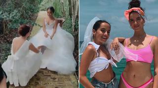 Nicole Zignago: hija de Gianmarco protagonizó tierno momento con Evaluna Montaner en su boda