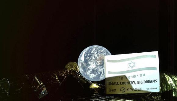 ​Israel da gran paso en conquista del espacio con selfi rumbo a la Luna