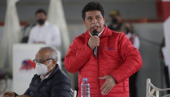 El presidente Pedro Castillo participó en el IV Consejo de Ministros Descentralizado en Huancayo. Foto: Presidencia