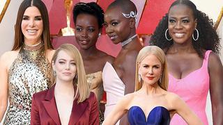 Oscar 2018: las 10 peores vestidas de la noche 