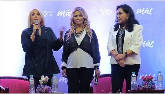 Gisela Valcárcel y la reconocida cantante mexicana Yuri se unieron por una buena causa 