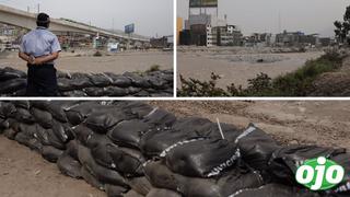 Río Rímac: colocan sacos como medida de prevención ante posible desborde | FOTOS