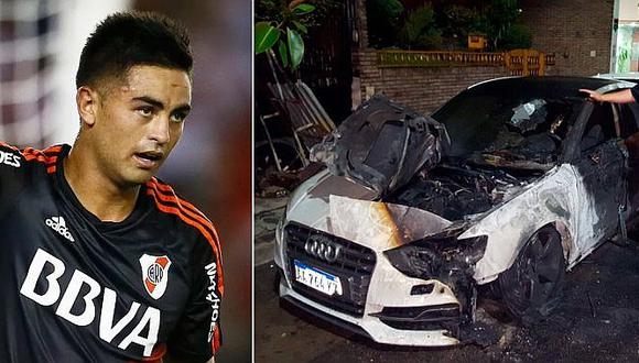 River Plate: incendian carrazo del jugador Gonzalo 'Pity' Martínez 