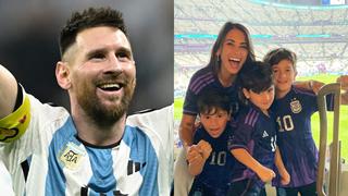 Qatar 2022: Antonela Roccuzzo y su eufórica celebración luego que Argentina llegó a la final