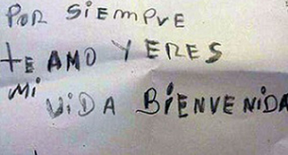 Carta emotiva le deja "Chucho" Benítez a su esposa 