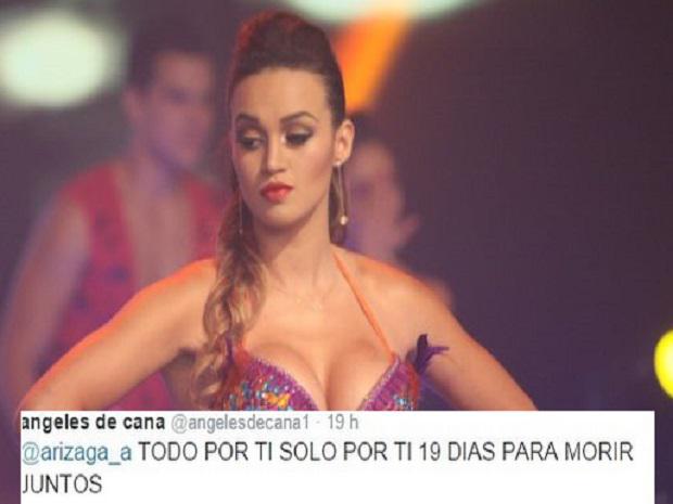 ​Angie Arizaga vuelve a ser amenazada de muerte por loco obsesionado con ella