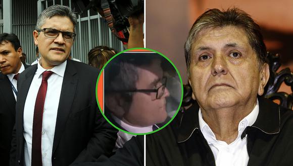 La reacción del fiscal José Domingo Pérez cuando le preguntan por muerte de Alan García (VIDEO)