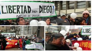 Huelga de maestros: colegas lloraron y cantaron huainito exigiendo liberación de colegas (VIDEO)