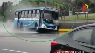 Bus de ‘El Chino’ causó terror al competir con otra unidad por más pasajeros | VIDEO