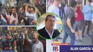 ​Simpatizantes de Alan García se agarran a golpes con opositores dentro de colegio (VIDEOS)