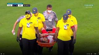 Paolo Guerrero sufrió lesión tras anotar para Internacional