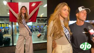 Alessia Rovegno viajó a EE.UU. para participar en Miss Universo: así fue su despedida en el aeropuerto Jorge Chávez