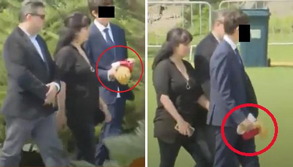 Federico Danton, hijo de Alan García, carga banda presidencial en funeral (VIDEO)
