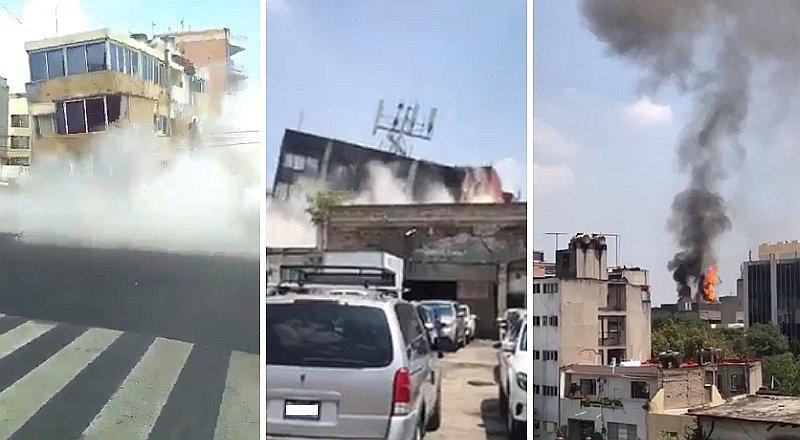 Terremoto en México: videos muestran momentos de pánico y derrumbes tras terrible movimiento de 7.1