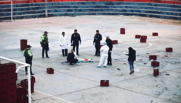 En esta losa deportiva murieron dos mujeres a balazos tras ataque de sicarios.