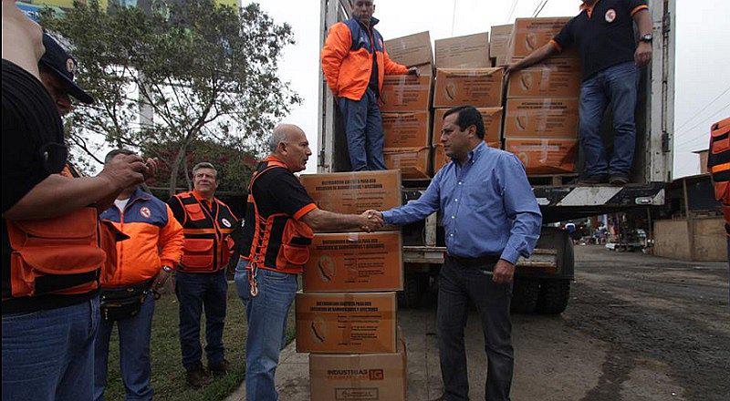 Cantagallo: Indeci llevó carpas a damnificados por incendio