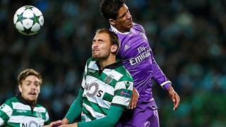 Liga de Campeones: Varane y Benzema anotan en 1-2 de Real Madrid al Sporting