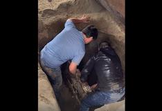 Así fue el hallazgo de la droga y las armas que ocultaban tres bolivianos en una casa de Lurín (VIDEOS)