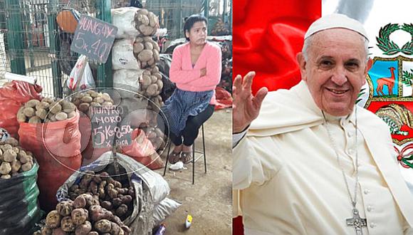 Mayoristas bajan precios de la papa por visita del Sumo Pontífice (FOTOS)