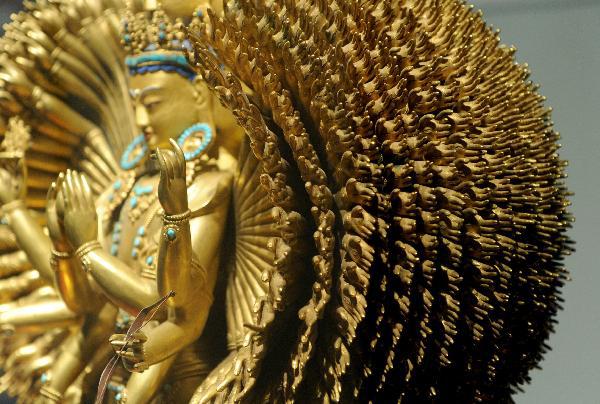 Restauran al famoso buda de las mil manos tras 7 años de trabajos 