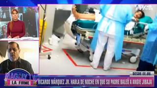 Angie Jibaja: Hijo de Ricardo Márquez revela que su padre es esquizofrénico y estuvo en el Larco Herrera│VIDEO