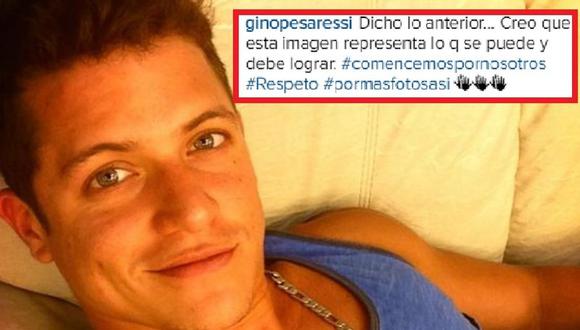 ¡Ohhh! Gino Pesaressi conmueve las redes sociales con peculiar petición [FOTOS]