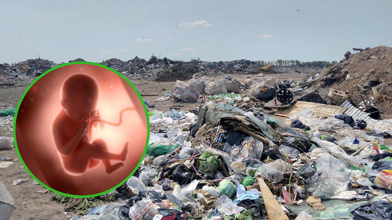 Feto es encontrado en relleno sanitario de Piura