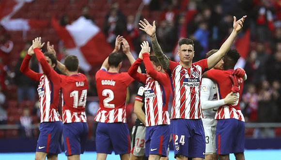 ​Atlético de Madrid derrota 2-0 al Athletic y sigue pasos al Barcelona