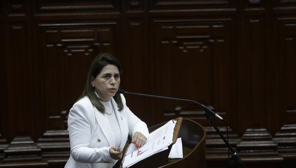 Rosa Gutiérrez, presidenta de EsSalud. (Foto: César Bueno@photo.gec)
