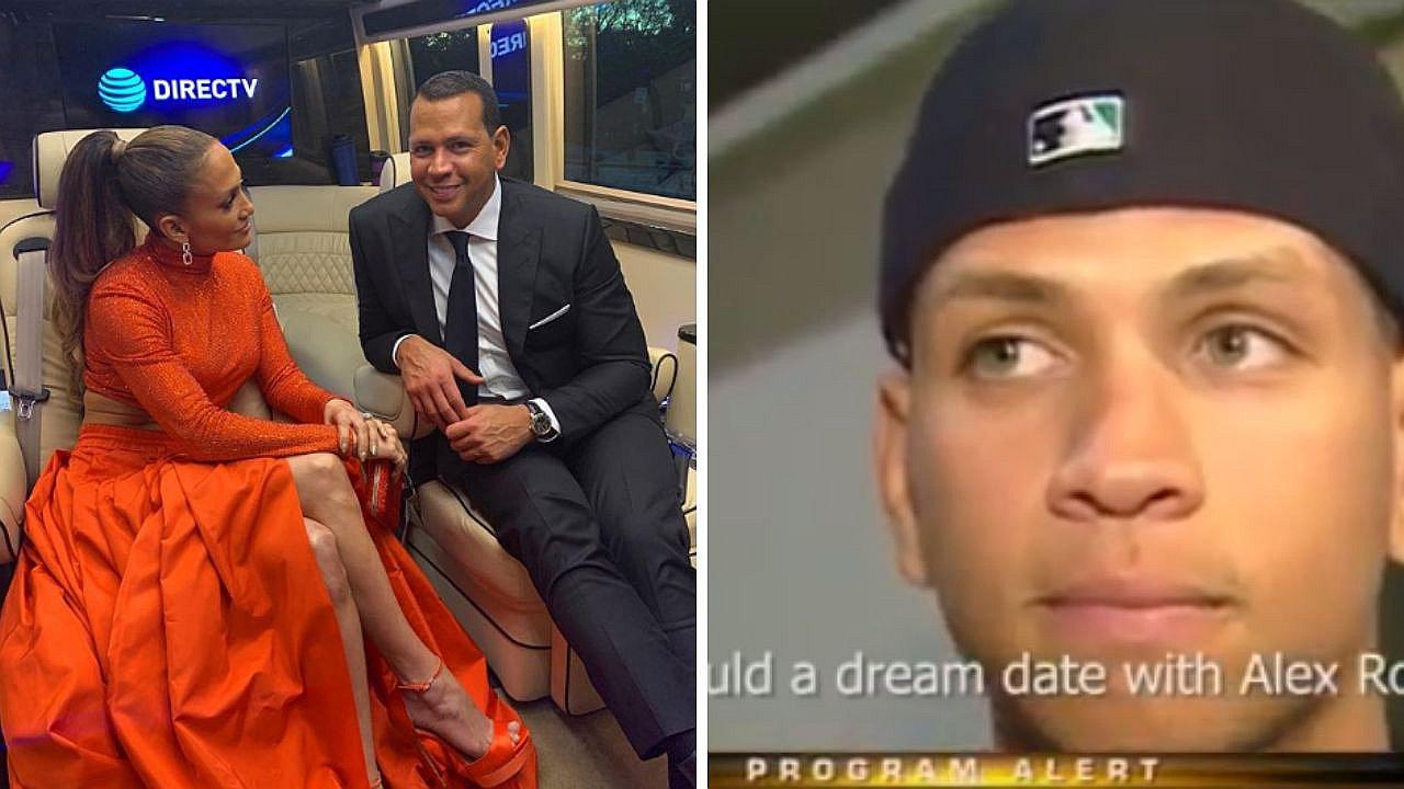 Alex Rodriguez reveló hace 20 años que su cita soñada era con Jennifer López y ahora ella es su prometida