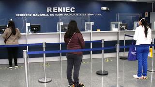 Desde hoy sedes del Reniec en el Centro de Lima retoman su horario habitual 