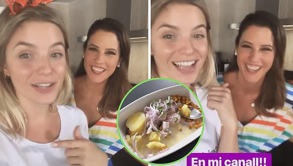 Thaísa Leal y María Pía Copello preparan ceviche peruano en Brasil | VIDEOS