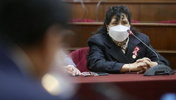 Lilia Paredes Navarro es investigada por el supuesto delito de organización criminal. (Foto: Congreso)